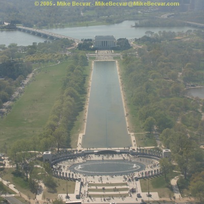 View west from the Washington Monument