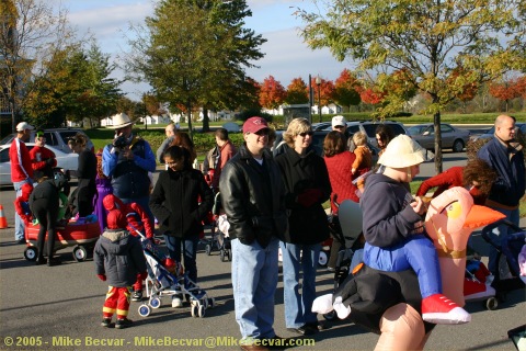 lining up