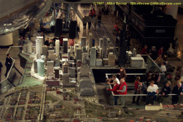 Model railroad exhibit