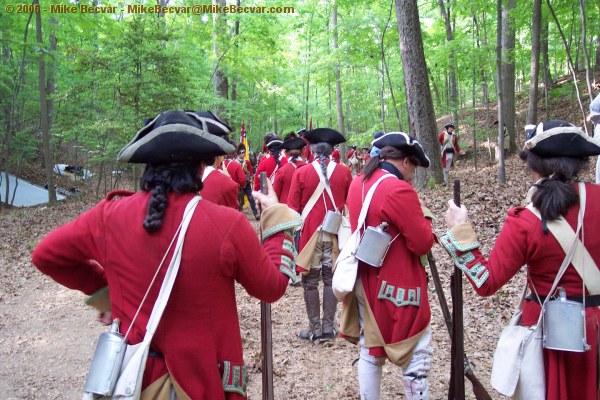 Getting ready to march into battle