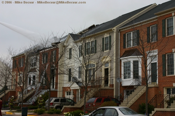 townhouse fire