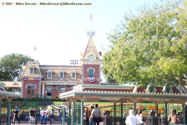 Entrance to Disneyland