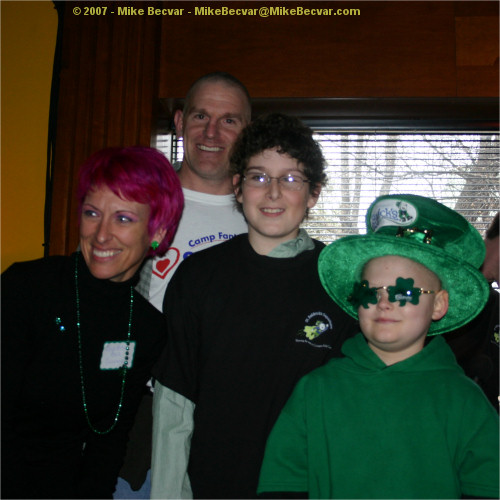 St. Baldrick's Day shavees and children honored