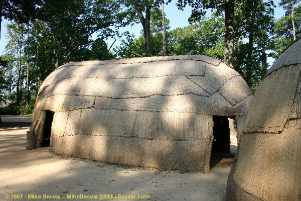 Powhatan indian village