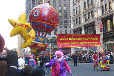 Macy's Thanksgiving Day Parade in NYC