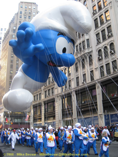 Smurf balloon