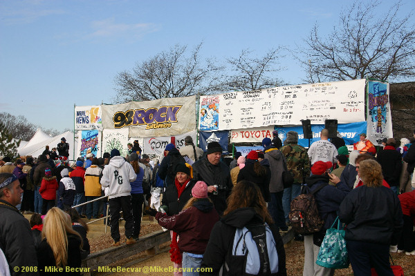 Main stage area for the plunge