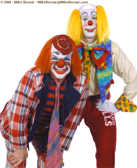 Mr. Clown and Sir Toony Van Dukes