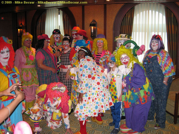 Group of clowns