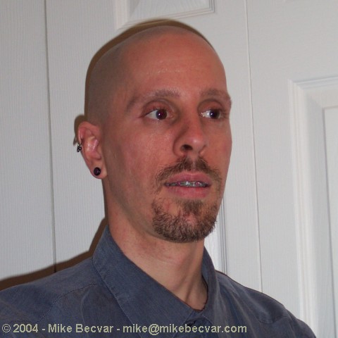 Mike after the St Baldrick's 2004